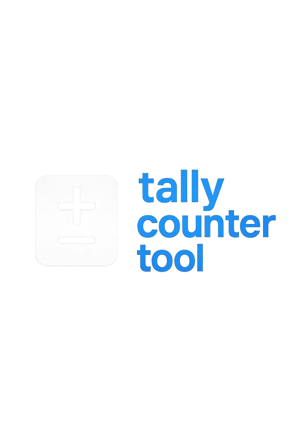 Tally Counter Tool Logo